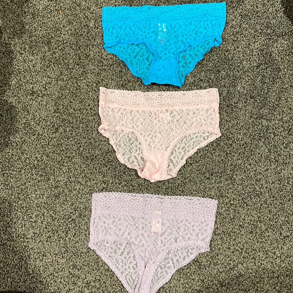 3 Lace Panties *NEVER WORN* size Small